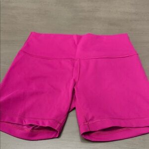 Lululemon Athletica Magenta Athletic Shorts